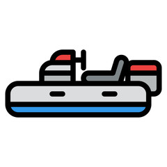 inflatable boat vehicle transport transportation icon