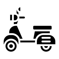 bike scooter vehicle transport transportation icon