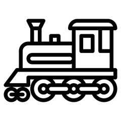 train vehicle transport transportation icon