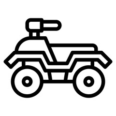 atv vehicle transport transportation icon