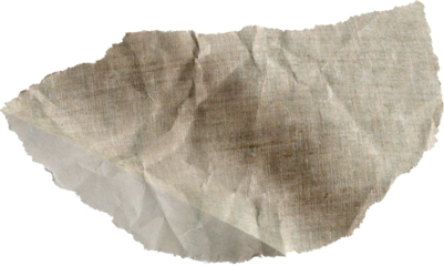 Light textured scrap of magazine paper	
