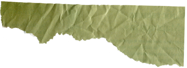 green textured scrap of journal paper