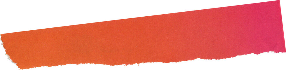 orange textured scrap of journal paper