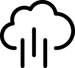 Weather Icon Pack Downpour Cloud