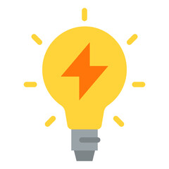 Fototapeta premium light energy saving electronic icon