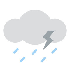 rain weather nature ecology icon