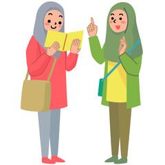 ガイドブックを手に旅をするアジア系外国人観光客の女性