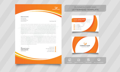 Corporate Identity letterhead and business card set