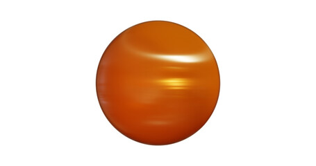 balloon birthday party celebration fun gift business circle isolated 3d render illustration 