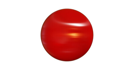 balloon birthday party celebration fun gift business circle isolated 3d render illustration 