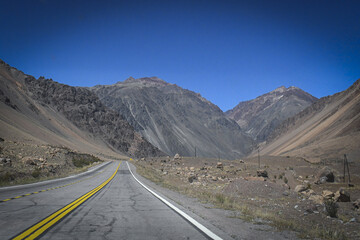 Highway in the beautiful mountain