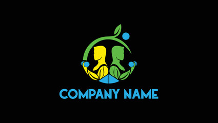 Natural Gym Body Builders Logo