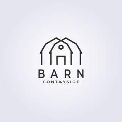 Barn logo vector illustration design