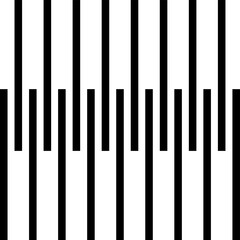 piano keys musical barcode code black vector background 