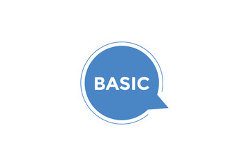 Basic button. web banner template Vector Illustration

