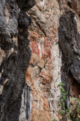 Neolitic rock art of Zuojiang Huashan Scenic area in Guangxi, China