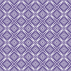 Tiled watercolor pattern. Purple symmetrical
