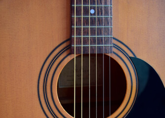 Obraz premium guitar, art, rock, wooden, closeup,