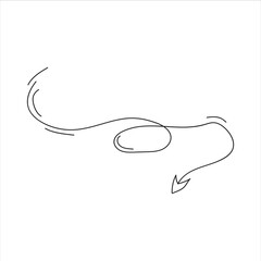 Arrow Doodle Line Art