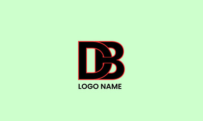 D and B letter mark logo design