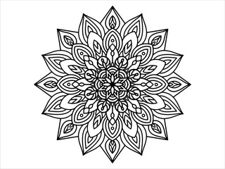 Mandala Line Art illustration