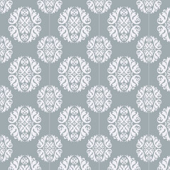 Flat ornamental pattern background design template	