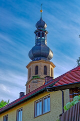 Fototapeta na wymiar St. Johannes Church in Trebgast. Upper Franconia, Bavaria, Germany