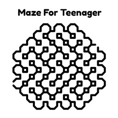 Maze Puzzle Challenge For Teenager