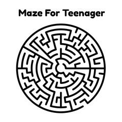 Maze Puzzle Challenge For Teenager