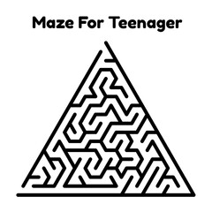 Maze Puzzle Challenge For Teenager