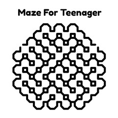 Maze Puzzle For Teenager