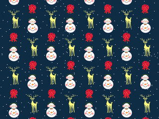 Christmas Cartoon theme Pattern Digital Paper
