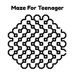 Maze Puzzle For Teenager