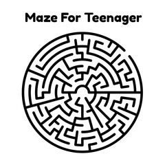 Maze Puzzle For Teenager