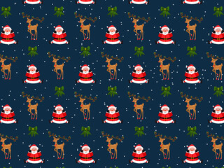 Christmas Cartoon theme Pattern Digital Paper