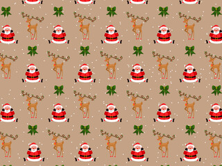 Christmas Cartoon theme Pattern Digital Paper