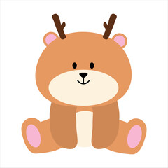 Cute Deer Animal Illustration