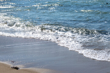 waves on the beach