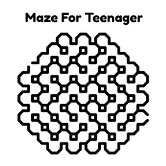 Maze Book Pages For Teenager's