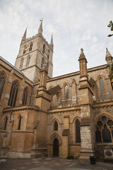Fototapeta na wymiar London, United Kingdom - famous Southwark Cathedral church