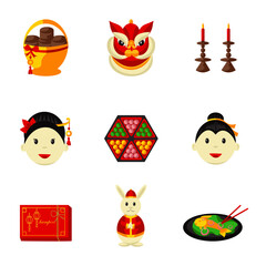 Chinese New Year Icon Set