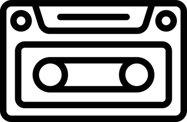 Casette Vector Icon Design Illustration