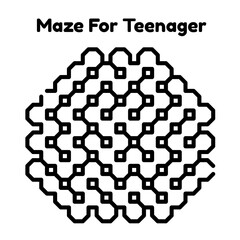 Maze Book Pages For Teenager's