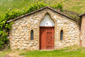 Traditional Wine Cellars - Vrbice, Czech Republic, Europe