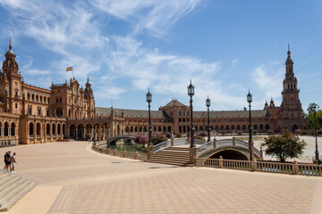Fototapeta na wymiar Plaza de España, Seville