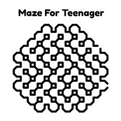 Maze Book Pages For Teenager's