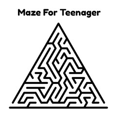 Maze Book Pages For Teenager's