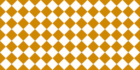 Checkered pattern background orange and white. Geometric ethnic pattern seamless. seamless pattern. Design for fabric, curtain, background, carpet, wallpaper, clothing, wrapping, Batik, fabric,Vector 