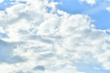 blue sky with clouds