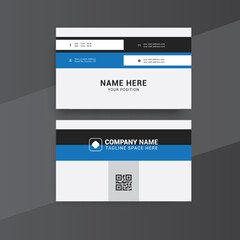 Modern nice Elegant business card template with clean shapes